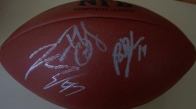 Brad Johnson Brian Kelly John Lynch (Buccaneers) autographed NFL football