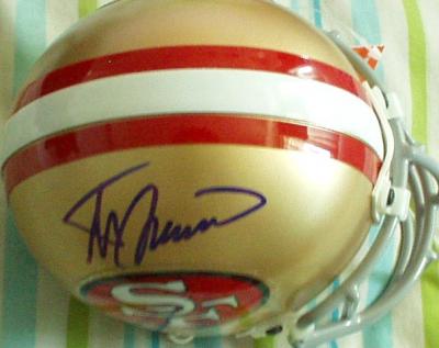 Steve Spurrier autographed San Francisco 49ers mini helmet