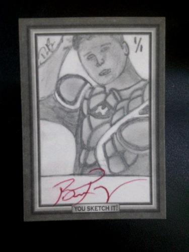 2010 Buster Posey autographed 1/1 Sketch Card