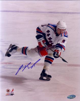 Pavel Bure autographed New York Rangers 8x10 photo