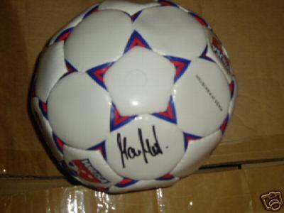 Maren Meinert autographed WUSA mini soccer ball