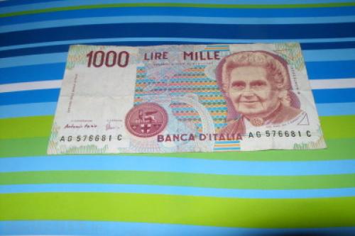 Italy 1990-1,000 lire-1962-72
