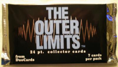 The Outer Limits 1997 DuoCards sealed foil pack (7 cards)