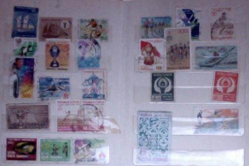 used indonesian stamps
