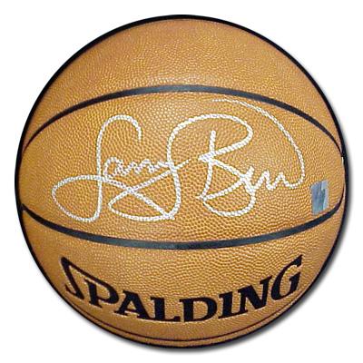 Larry Bird autographed NBA indoor/outdoor basketball