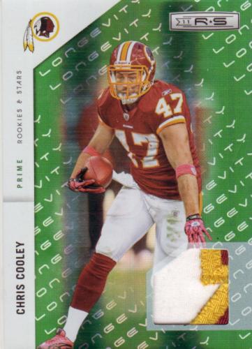 2011 R&S PRIME PATCH CHRIS COOLEY REDSKIN #/99