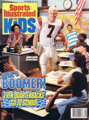 Boomer Esiason Cincinnati Bengals 1989 Sports Illustrated for Kids magazine