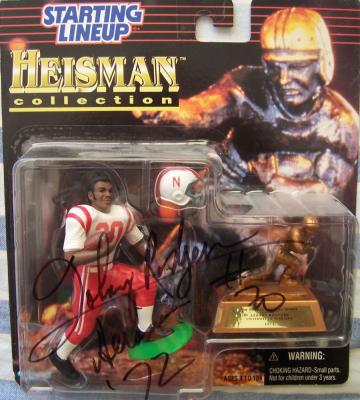 Johnny Rodgers autographed Nebraska Heisman Kenner Starting Lineup