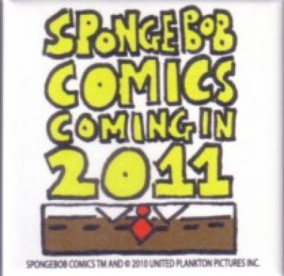Spongebob Squarepants Comics 2010 Comic-Con promo button or pin