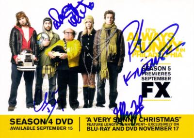 It's Always Sunny in Philadelphia cast autographed 5x7 photo card (Danny DeVito)