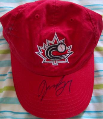 Jason Bay autographed Canada 2006 World Baseball Classic cap