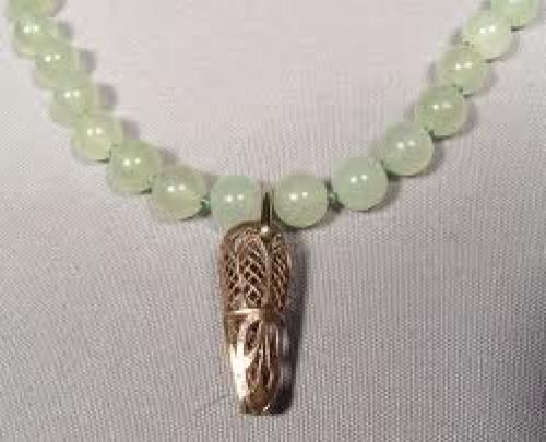 Antique Chinese Jade Necklace