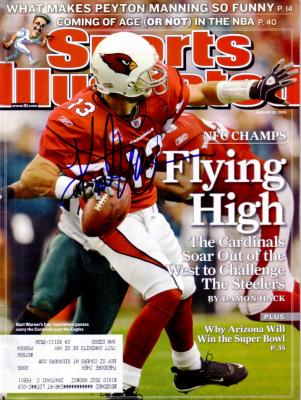 Kurt Warner autographed Arizona Cardinals 2009 Sports Illustrated