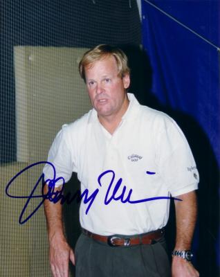 Johnny Miller autographed 8x10 golf photo