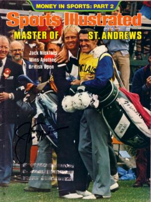 Jack Nicklaus autographed 1978 British Open Sports Illustrated