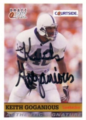 Keith Goganious Penn State certified autograph Courtside card