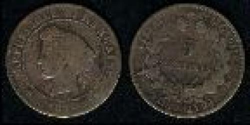 5 centimes; Year: 1871-1918; (km 821)