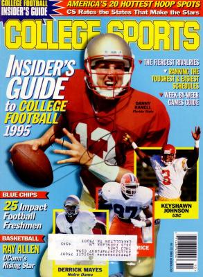 Danny Kanell autographed Florida State Seminoles College Sports magazine cover