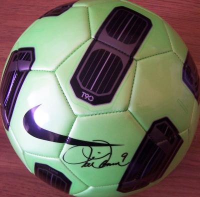 Mia Hamm autographed Nike size 5 soccer ball (Steiner)