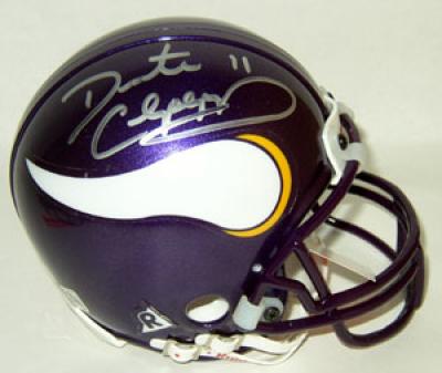 Daunte Culpepper autographed Minnesota Vikings authentic mini helmet