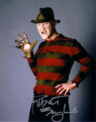 Robert Englund autographed 8x10 Freddy Krueger photo