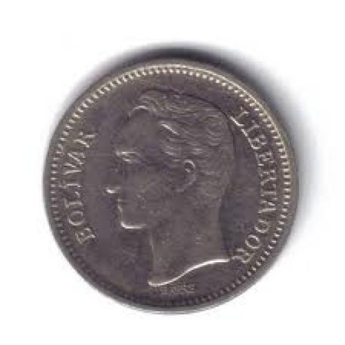 Coins;  Venezuela - 50 Centimos - 1965 - Front image