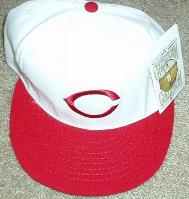 Cincinnati Reds 1957-1958 throwback game model fitted cap NEW
