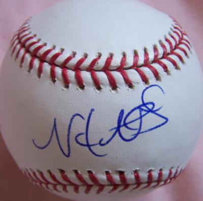 Nate McLouth autographed MLB baseball