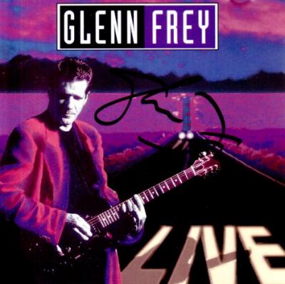 Glenn Frey (Eagles) autographed CD insert