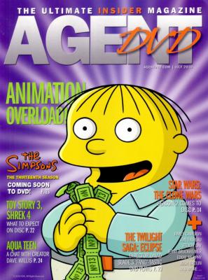 The Simpsons Ralph Wiggum July 2010 Agent DVD magazine