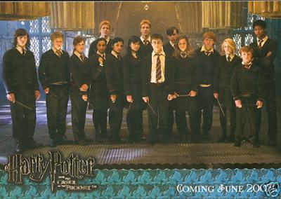 Harry Potter and the Order of the Phoenix promo card 01