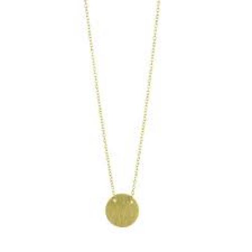 Delicate Circle Gold Necklace