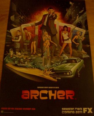 Archer 2010 Comic-Con FOX promo poster