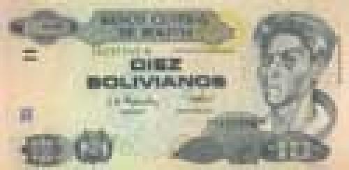 10 bolivianos; Bolivian banknotes