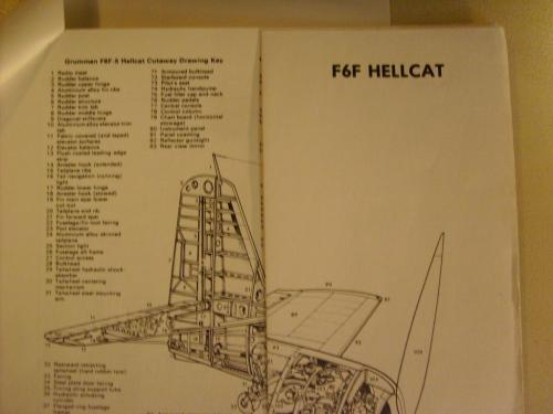 Grumman F6F Hellcat Drawings for model makers, aircraft re-builders.