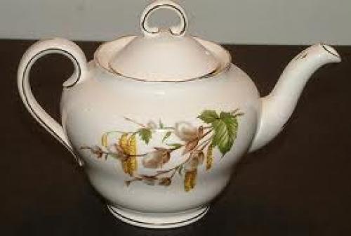 Antique White Adderley Tea Pot