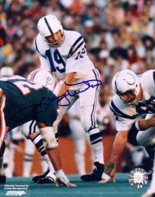 Johnny Unitas autographed Baltimore Colts 8x10 photo