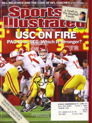 John David Booty autographed USC Trojans 2007 Sports Illustrated