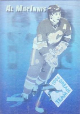 Al MacInnis Flames 1994-95 Score Dream Team hologram insert card #DT7