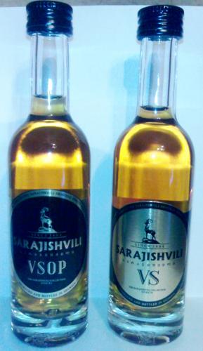 Miniature bottle - Sarajishvili Brandy