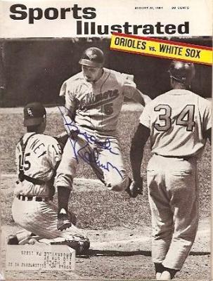 Brooks Robinson autographed Baltimore Orioles 1964 Sports Illustrated
