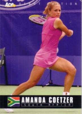 Amanda Coetzer 2005 Ace Authentic card