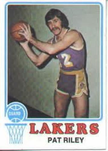 Basketball Card; 1973-74 Topps; PAT RILEY #12 Forward; Lakers