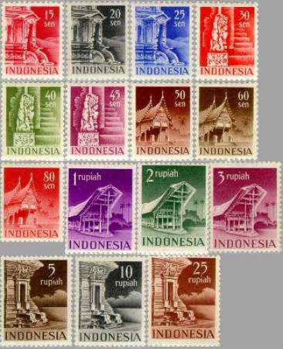 Definitives, architecture 15v; Year: 1949