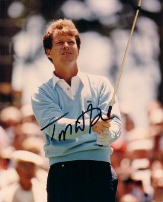Tom Watson autographed 8x10 golf photo