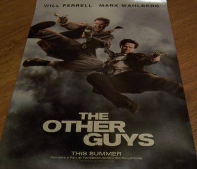 Other Guys mini movie poster (Will Ferrell & Mark Wahlberg)