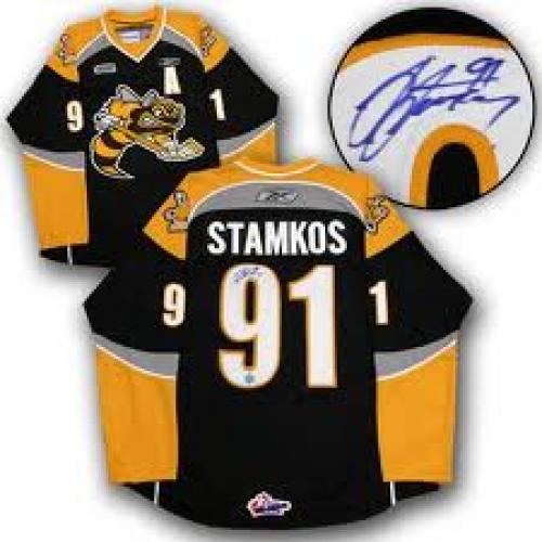 Memorabilia; Sting Autographed Jersey - STEVEN STAMKOS Sarnia OHL