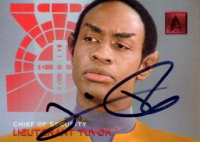 Tim Russ autographed Star Trek Voyager Tuvok card