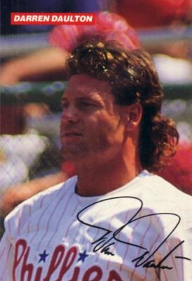 Darren Daulton 1993 Philadelphia Phillies 4x6 photo card