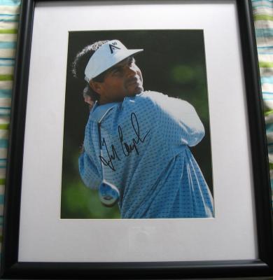 Fred Couples autographed golf magazine photo matted & framed (FULL NAME SIGNATURE)
